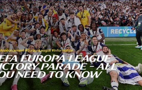 近17年首冠！热刺官方：当地时间5月23日举行欧联杯夺冠游行