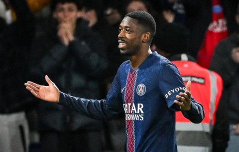 登贝莱梅开二度助巴黎圣日耳曼3-1取胜，豪取四连胜稳居法甲榜首